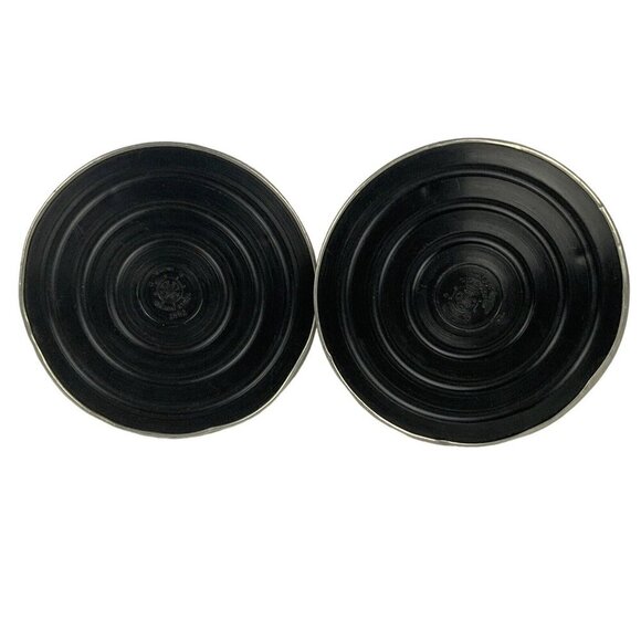 Towle Pewter Taper Candle Holders Pair Brushed Silvertone Traditional Vintage - Picture 4 of 7